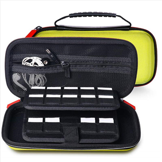 Hard Shell Video Game Player Protective Travel Storage Green 1680D Eva Switch Lite Carrier Bag